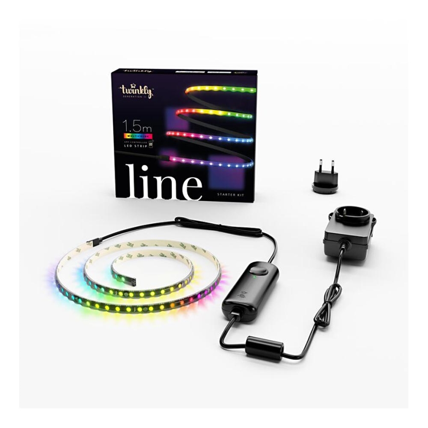 Twinkly - LED RGB Tira regulable LINE 100xLED 1,5 m Wi-Fi