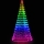 Twinkly - LED RGBW Árbol de Navidad exterior regulable LIGHT TREE 300xLED 2m IP44 Wi-Fi