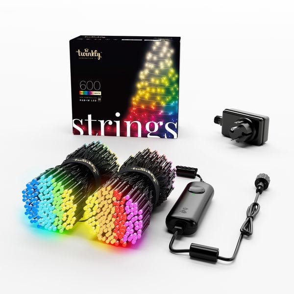 Twinkly - LED RGBW Cadena de Navidad regulable para exteriores STRINGS 600xLED 51,5m IP44 Wi-Fi