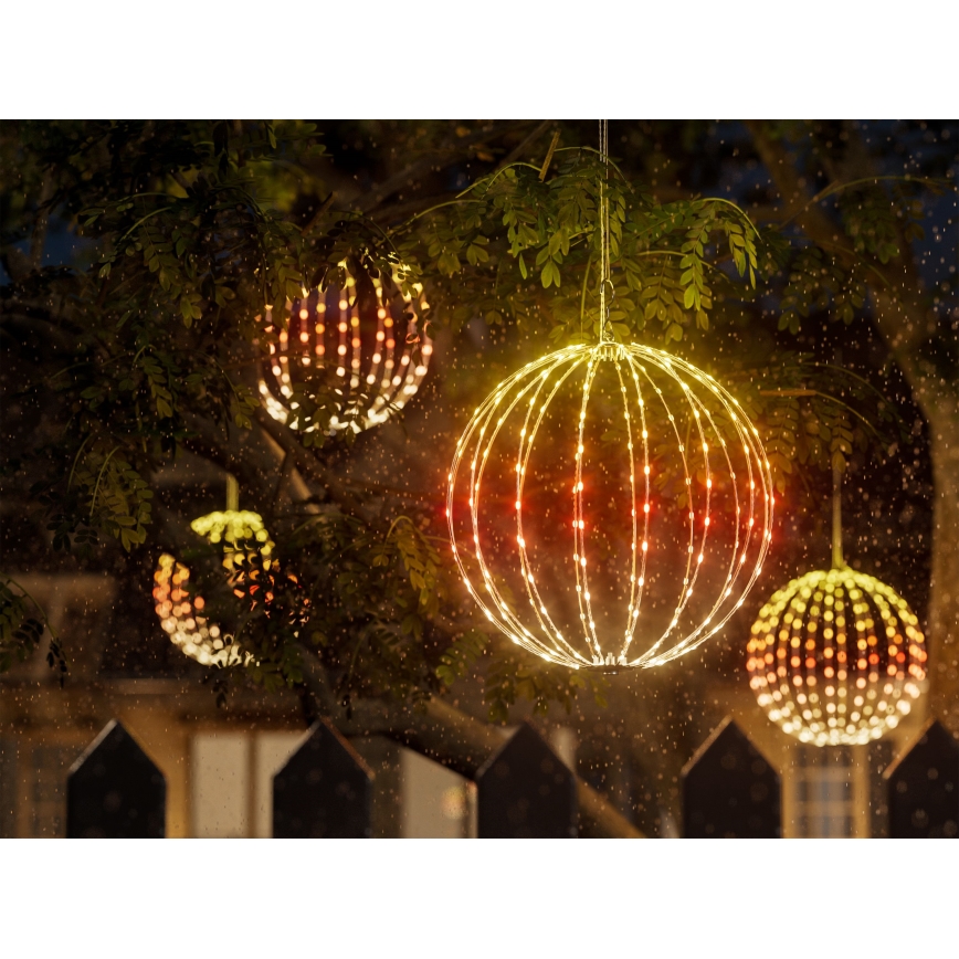 Twinkly - Decoración exterior LED regulable RGBW SPHERE 210 LEDs IP44 Wi‑Fi