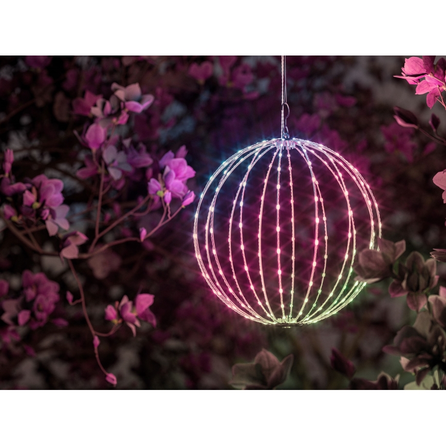 Twinkly - Decoración exterior LED regulable RGBW SPHERE 210 LEDs IP44 Wi‑Fi