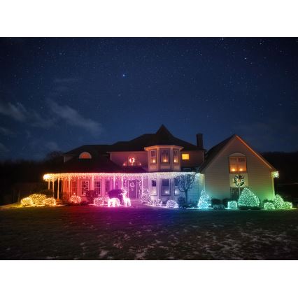 Twinkly TW3RD140SPP-TEU - Reno LED RGBW regulable para exteriores 160xLED IP44 Wi-Fi