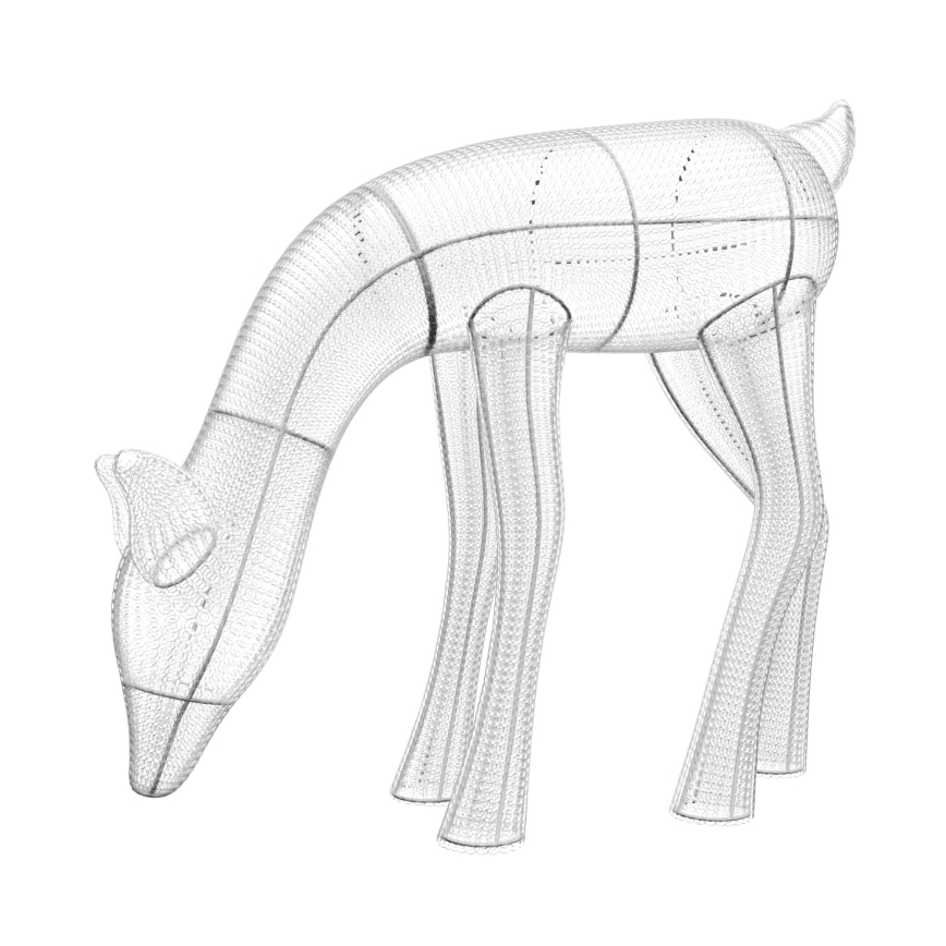 Twinkly TW3RD140SPP-TEU - Reno LED RGBW regulable para exteriores 160xLED IP44 Wi-Fi