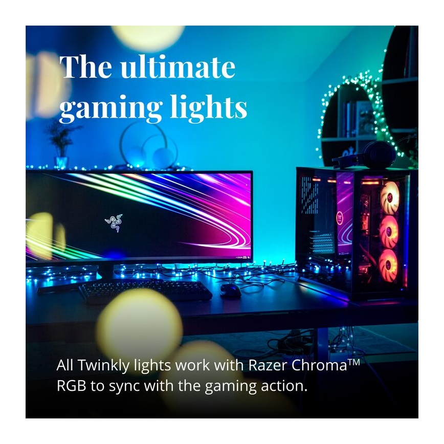 Twinkly - LED RGB Regulable exterior poinsettia SPRITZER 200xLED IP44 Wi-Fi