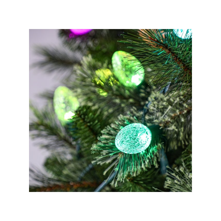 Twinkly - LED RGB Regulable exterior Cinta de Navidad FACETED 80xLED 26,5 m IP44 Wi-Fi