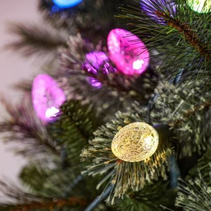 Twinkly - LED RGB Regulable exterior Cinta de Navidad FACETED 80xLED 26,5 m IP44 Wi-Fi