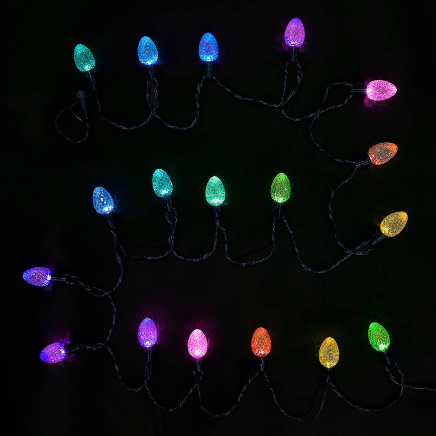 Twinkly - LED RGB Regulable exterior Cinta de Navidad FACETED 80xLED 26,5 m IP44 Wi-Fi