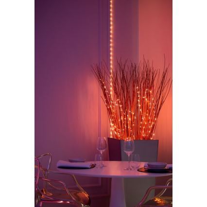 Twinkly - LED RGB Tira regulable DOTS 60xLED 3 m Wi-Fi USB