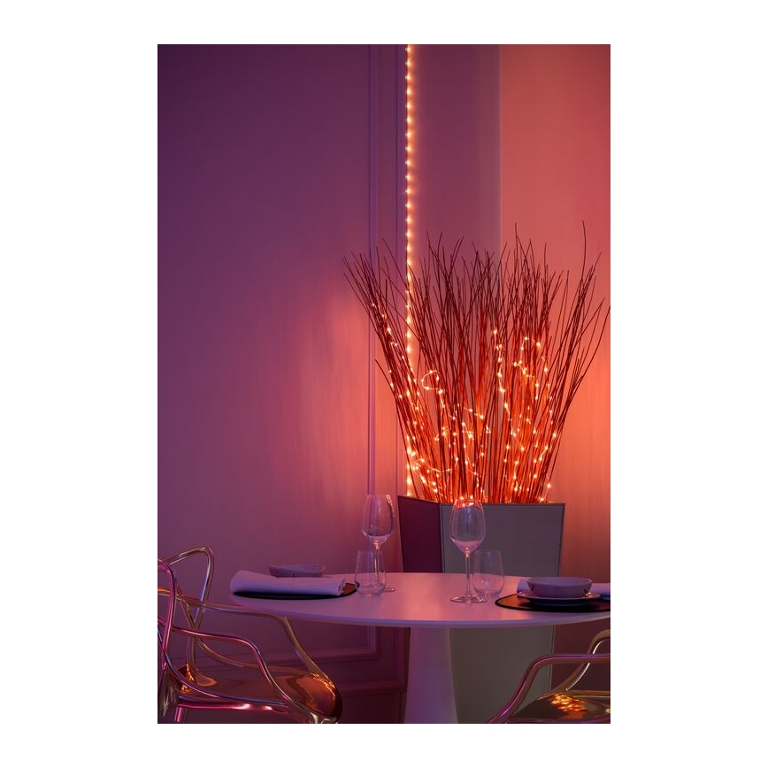 Twinkly - LED RGB Tira regulable DOTS 60xLED 3 m Wi-Fi USB