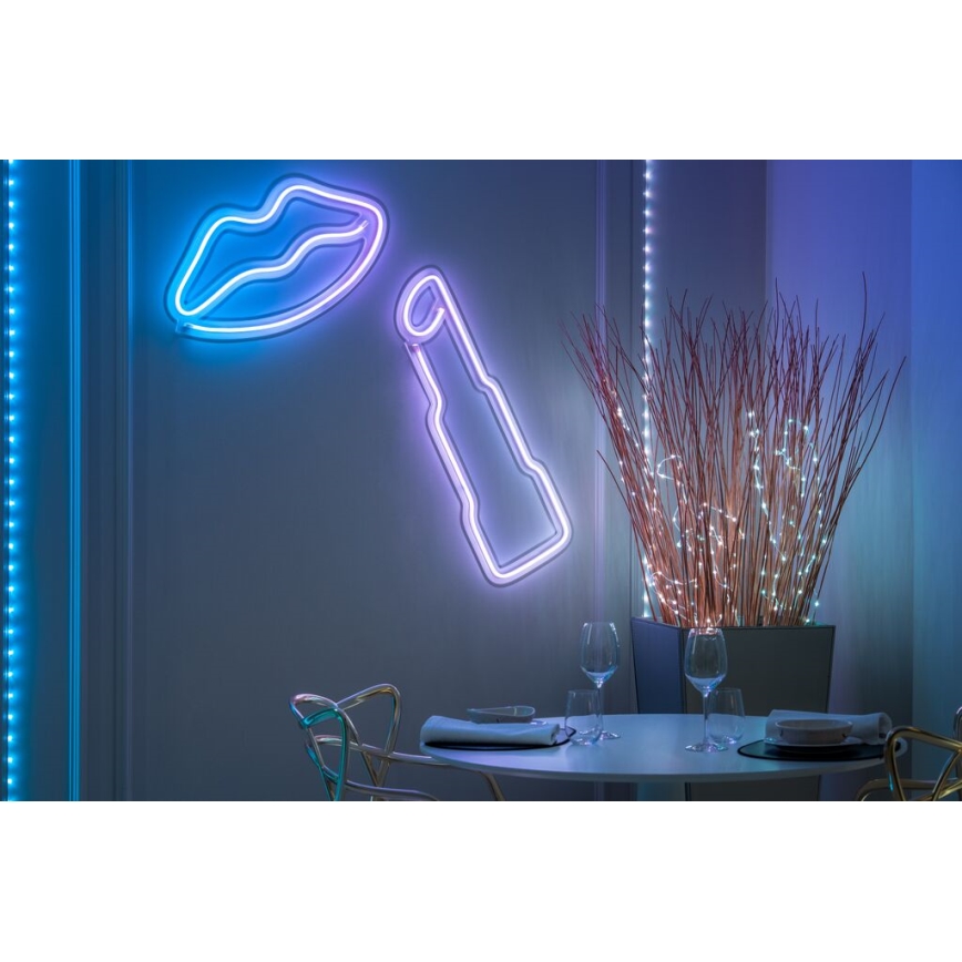 Twinkly - LED RGB Tira regulable DOTS 60xLED 3 m Wi-Fi USB