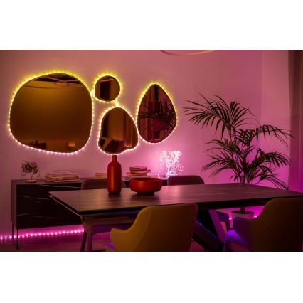 Twinkly - LED RGB Tira regulable DOTS 60xLED 3 m Wi-Fi USB