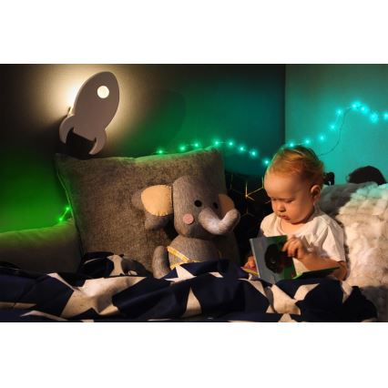 Twinkly - LED RGB Tira regulable DOTS 60xLED 3 m Wi-Fi USB