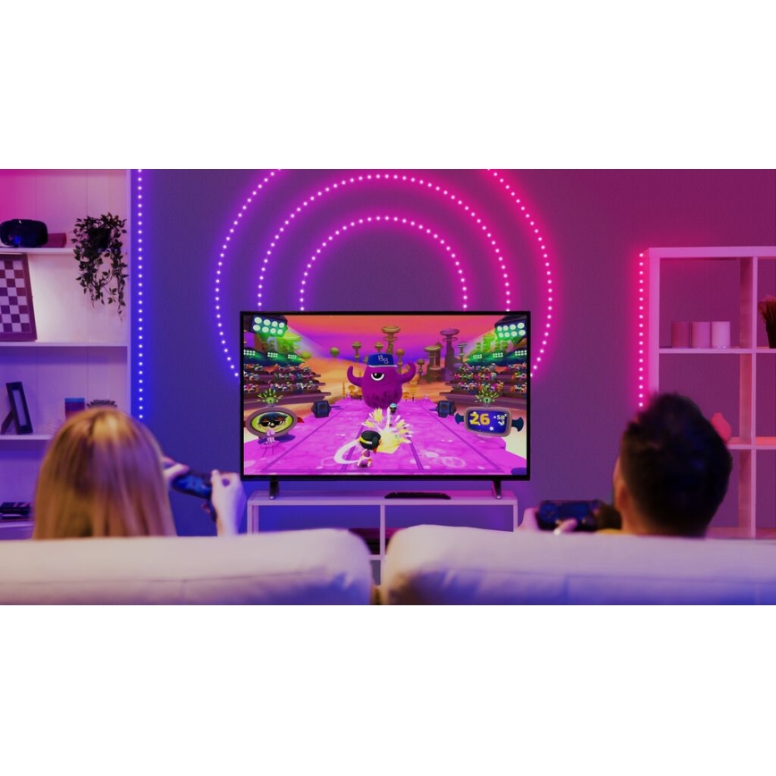 Twinkly - LED RGB Tira regulable DOTS 60xLED 3 m Wi-Fi USB