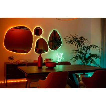 Twinkly - Cadena navideña de LEDs RGB regulable DOTS 60xLED 7 m USB Wi-Fi