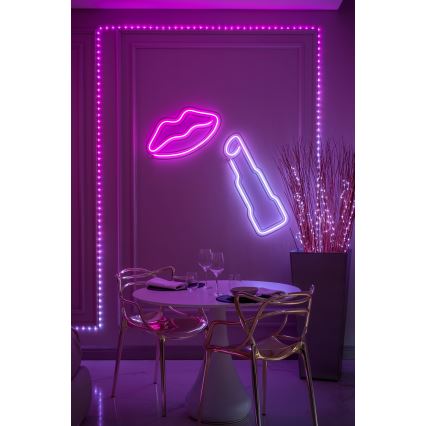 Twinkly - Cadena navideña de LEDs RGB regulable DOTS 60xLED 7 m USB Wi-Fi