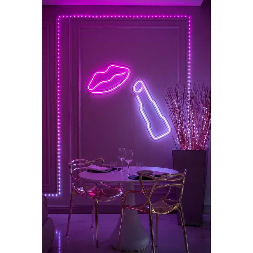 Twinkly - Cadena navideña de LEDs RGB regulable DOTS 60xLED 7 m USB Wi-Fi