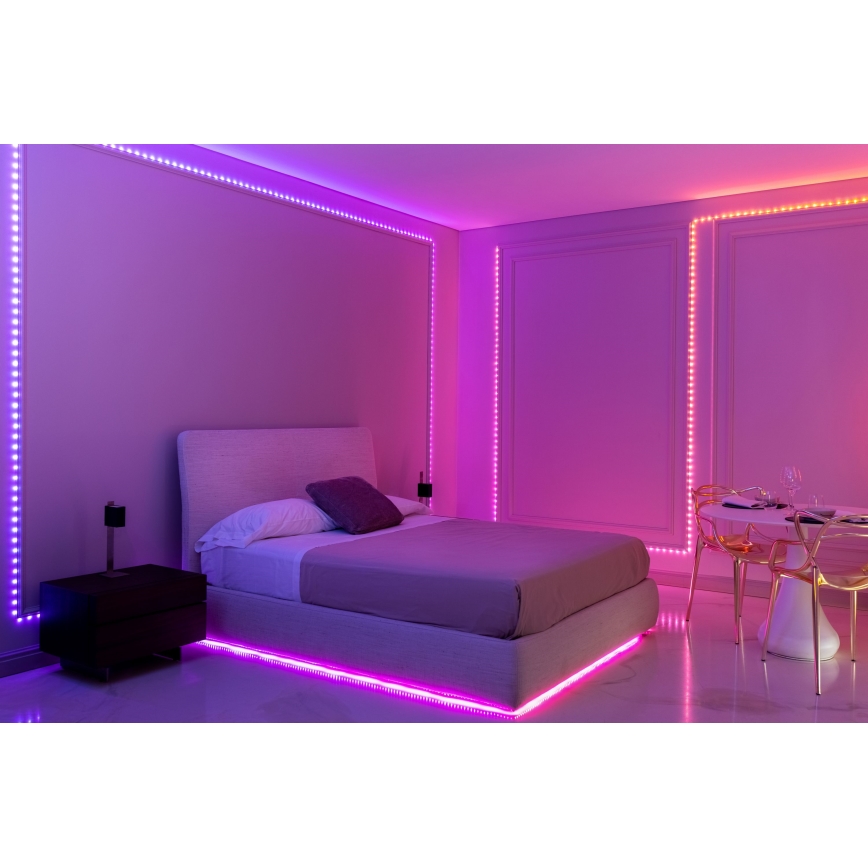 Twinkly - Cadena navideña de LEDs RGB regulable DOTS 60xLED 7 m USB Wi-Fi