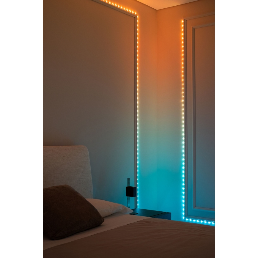 Twinkly - Cadena navideña de LEDs RGB regulable DOTS 60xLED 7 m USB Wi-Fi