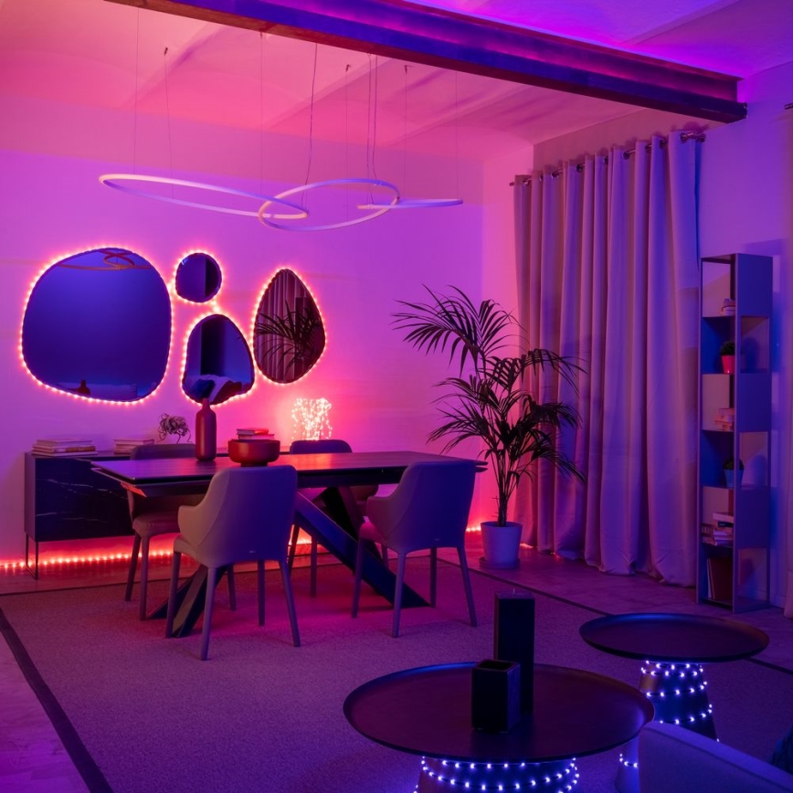 Twinkly - Tira LED RGB regulable para exteriores DOTS 200xLED 10 m IP44 Wi-Fi