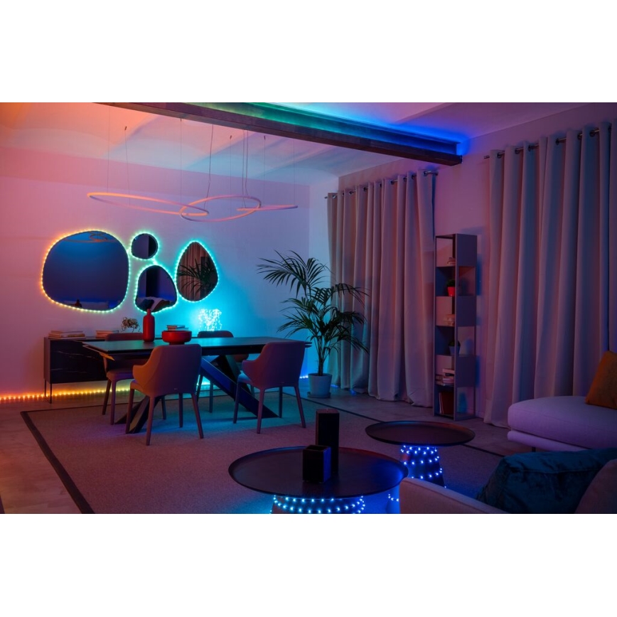 Twinkly - Tira LED RGB regulable para exteriores DOTS 200xLED 10 m IP44 Wi-Fi
