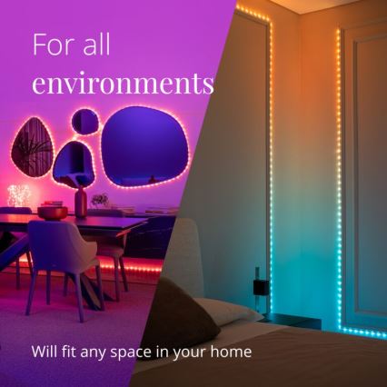 Twinkly - Tira LED RGB regulable para exteriores DOTS 200xLED 10 m IP44 Wi-Fi