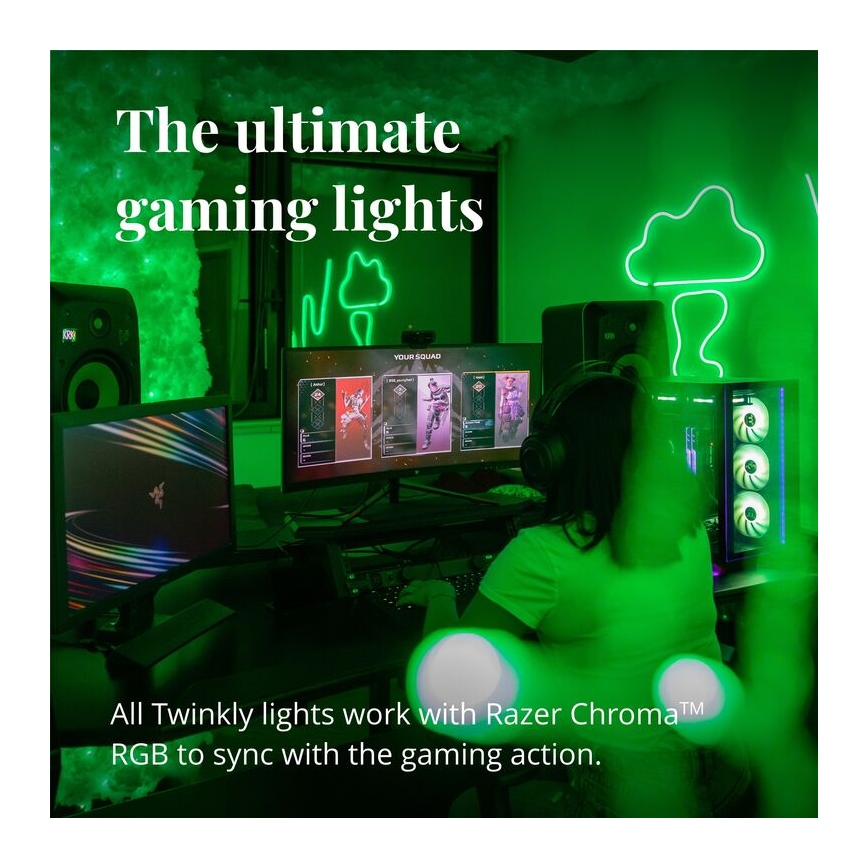 Twinkly - LED RGB Tira regulable FLEX 200xLED 2 m Wi-Fi