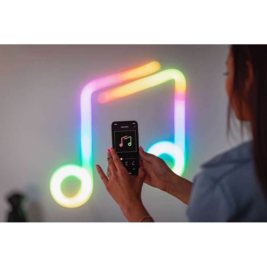 Twinkly - LED RGB Tira regulable FLEX 300xLED 3 m Wi-Fi