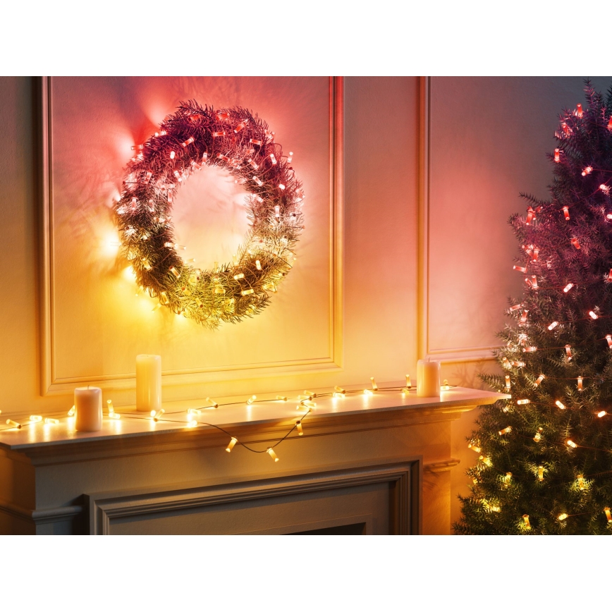 Twinkly - LED RGB Regulable Cinta de Navidad CANDIES 100xLED 8 m USB Wi-Fi