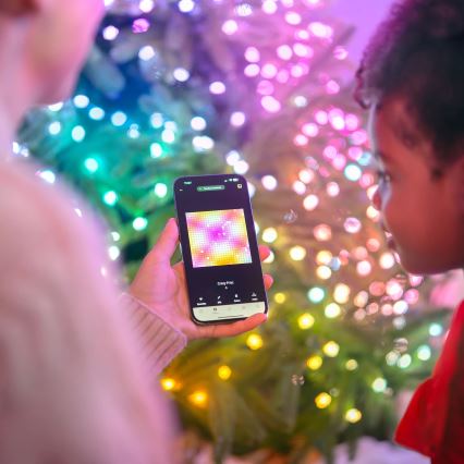 Twinkly - LED RGB Regulable Cinta de Navidad CANDIES 100xLED 8 m USB Wi-Fi