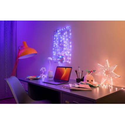Twinkly - Guirnalda LED RGB regulable CANDIES 100 LEDs 8 m USB Wi-Fi