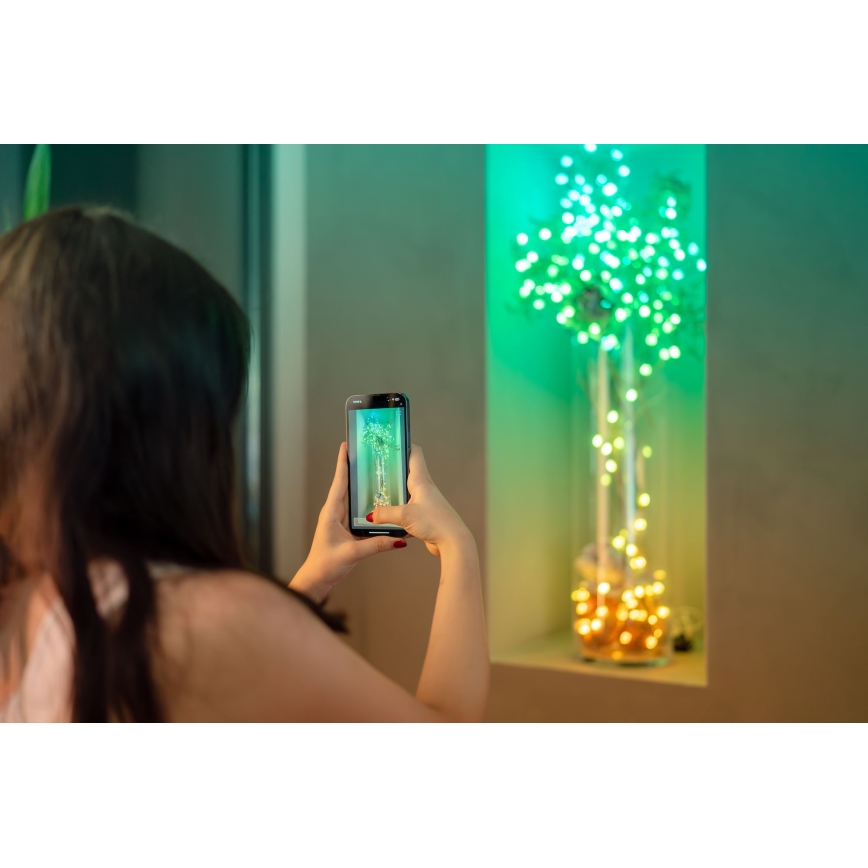 Twinkly - LED RGB Regulable Cinta de Navidad CANDIES 100xLED 8 m USB Wi-Fi