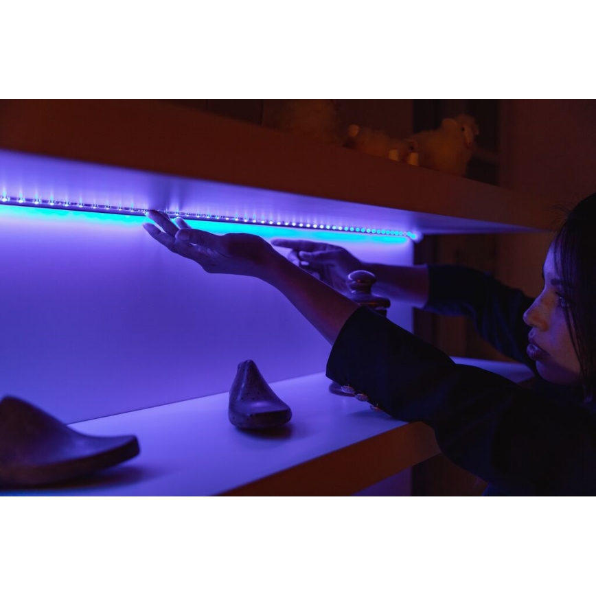 Twinkly TWL100ADP-B - Tira de extensión LED RGB LINE 100xLED 1,5 m Wi-Fi