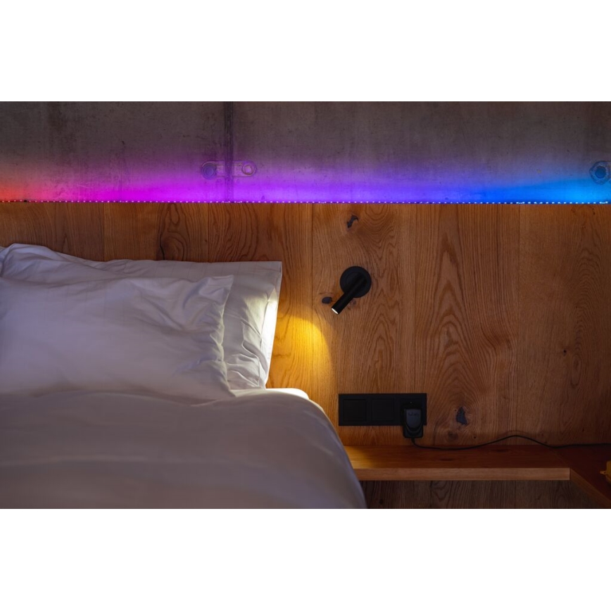 Twinkly TWL100ADP-B - Tira de extensión LED RGB LINE 100xLED 1,5 m Wi-Fi