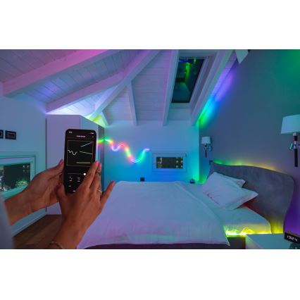 Twinkly TWL100ADP-B - Tira de extensión LED RGB LINE 100xLED 1,5 m Wi-Fi