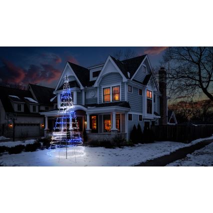 Twinkly - LIGHT TREE, árbol de Navidad exterior regulable LED RGBW, 1000 LEDs, 6 m, IP44, Wi-Fi