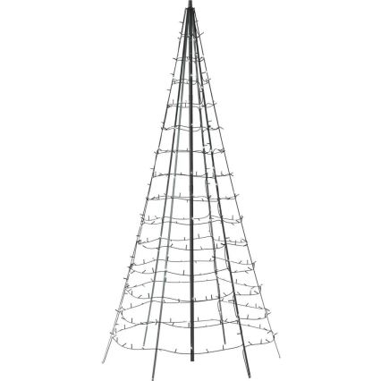 Twinkly - LED RGBW Árbol de Navidad exterior regulable LIGHT TREE 300xLED 2m IP44 Wi-Fi