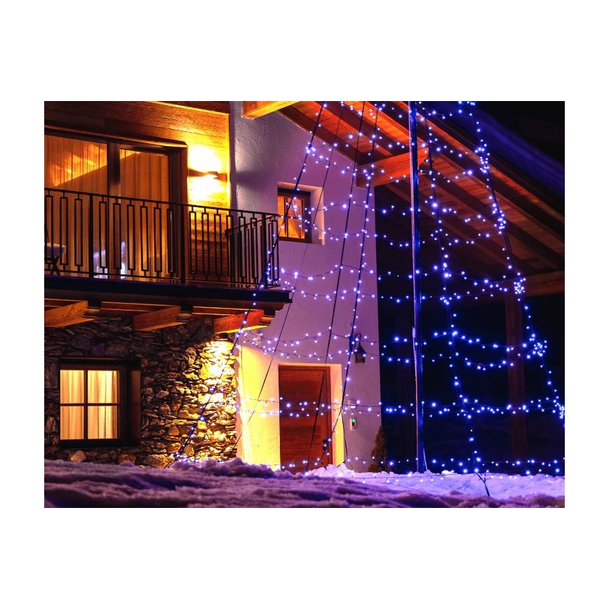 Twinkly - Árbol de Navidad de exterior LED RGBW regulable LIGHT TREE 750xLED 4m IP44 Wi-Fi
