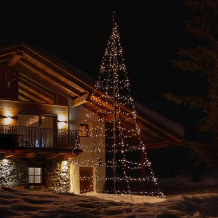 Twinkly - Árbol de Navidad de exterior LED RGBW regulable LIGHT TREE 750xLED 4m IP44 Wi-Fi