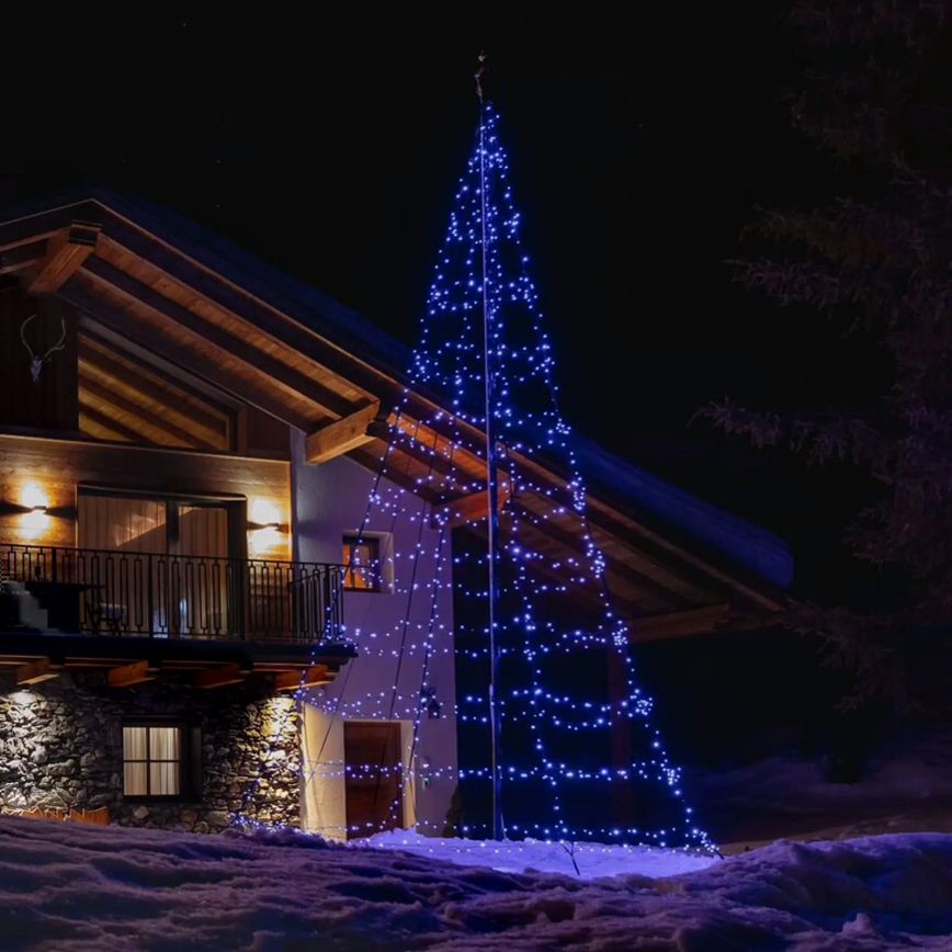 Twinkly - Árbol de Navidad de exterior LED RGBW regulable LIGHT TREE 750xLED 4m IP44 Wi-Fi