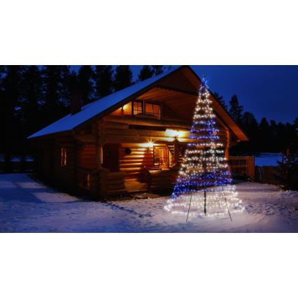 Twinkly - Árbol de Navidad de exterior LED RGBW regulable LIGHT TREE 750xLED 4m IP44 Wi-Fi