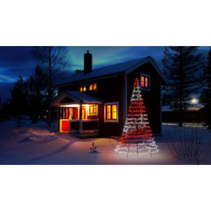 Twinkly - Árbol de Navidad de exterior LED RGBW regulable LIGHT TREE 750xLED 4m IP44 Wi-Fi