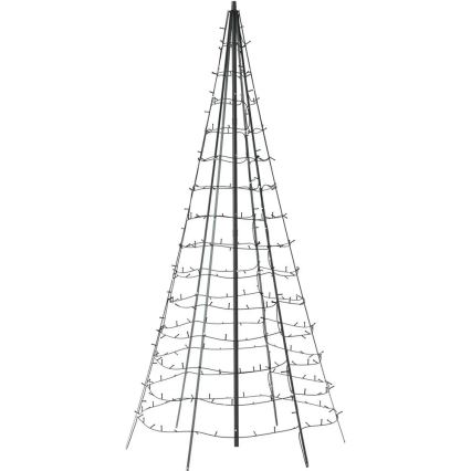 Twinkly - Árbol de Navidad de exterior LED RGBW regulable LIGHT TREE 750xLED 4m IP44 Wi-Fi