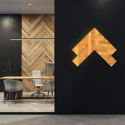 Twinkly - LED RGB Panel regulable SQUARES 64xLED 16x16 cm Wi-Fi