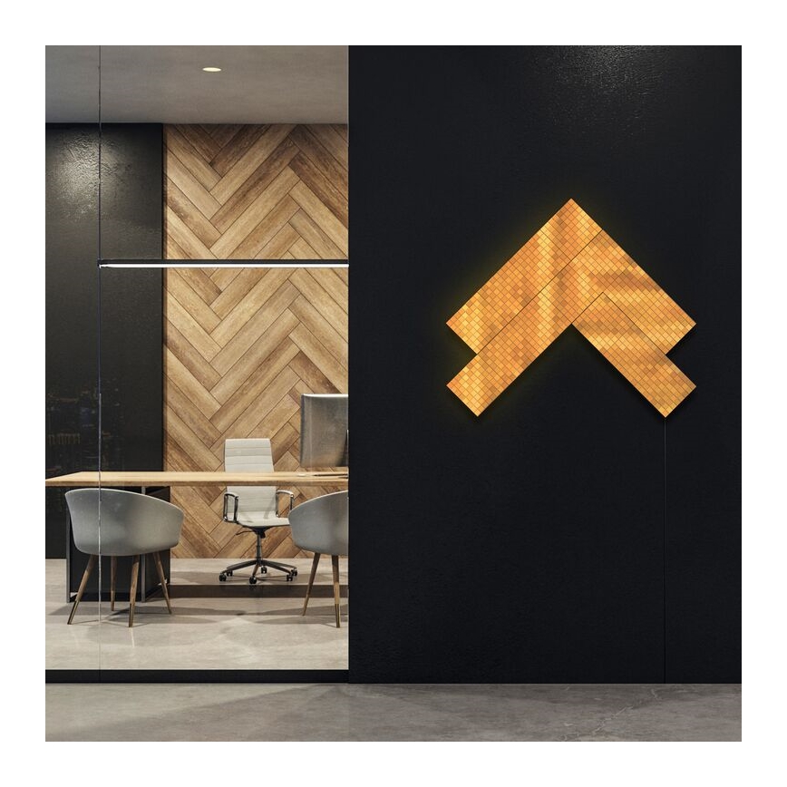 Twinkly - LED RGB Panel regulable SQUARES 64xLED 16x16 cm Wi-Fi