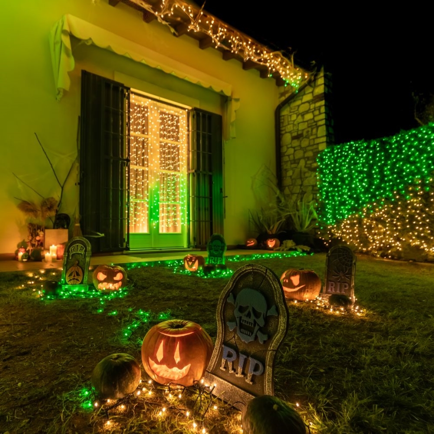 Twinkly - LED RGBW Regulable exterior Cinta de Navidad STRINGS 250xLED 23,5m IP44 Wi-Fi