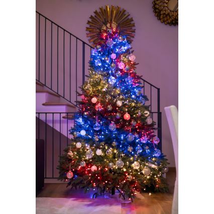 Twinkly - LED RGBW Regulable exterior Cinta de Navidad STRINGS 250xLED 23,5m IP44 Wi-Fi