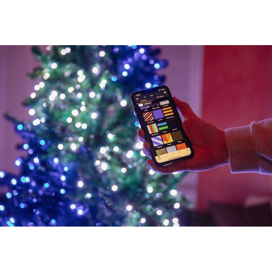 Twinkly - LED RGB Regulable exterior Cinta de Navidad STRINGS 250xLED 23,5m IP44 Wi-Fi