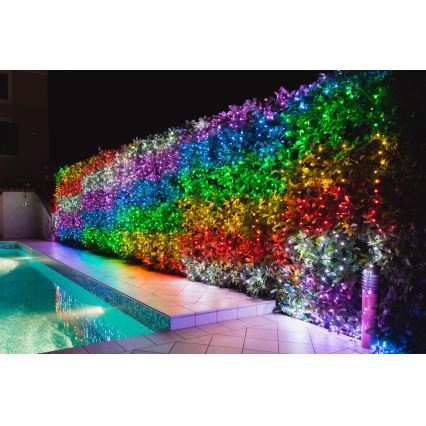 Twinkly - LED RGB Regulable exterior Cinta de Navidad STRINGS 250xLED 23,5m IP44 Wi-Fi