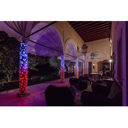 Twinkly - LED RGB Regulable exterior Cinta de Navidad STRINGS 250xLED 23,5m IP44 Wi-Fi
