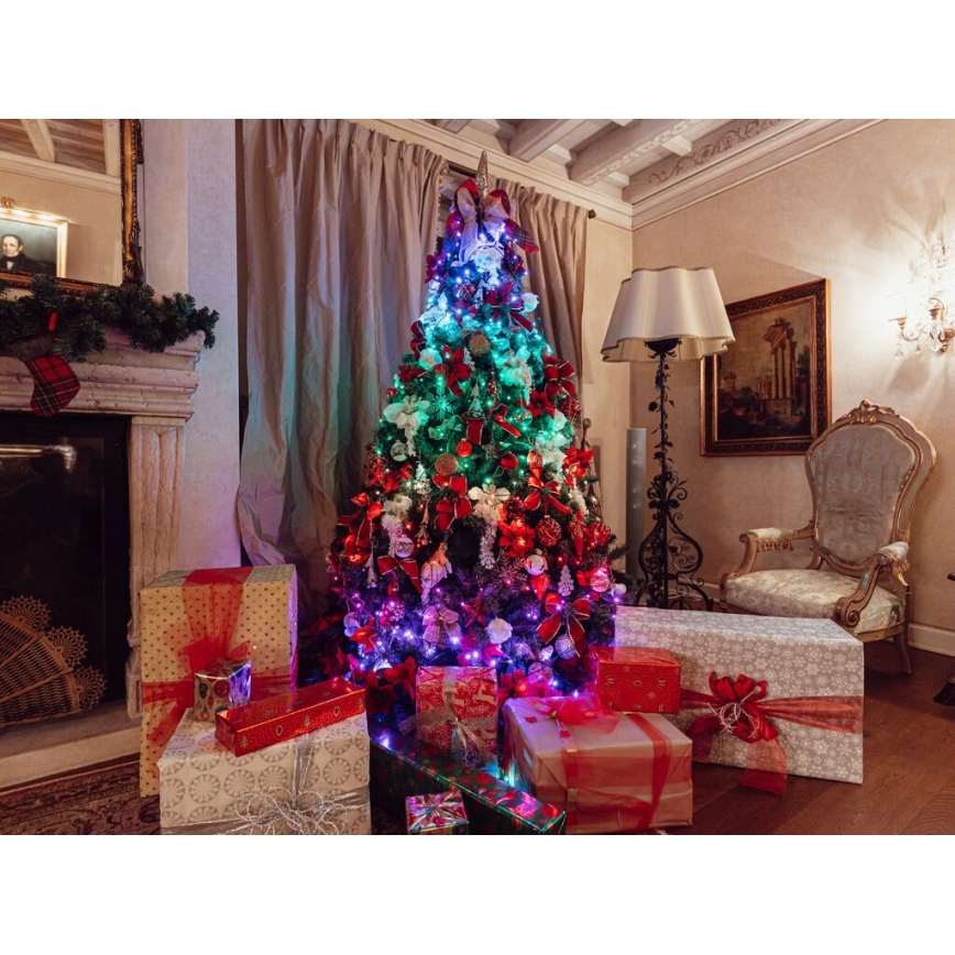 Twinkly - LED RGB Regulable exterior Cinta de Navidad STRINGS 250xLED 23,5m IP44 Wi-Fi